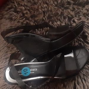 Blk wedges size 10 NWT